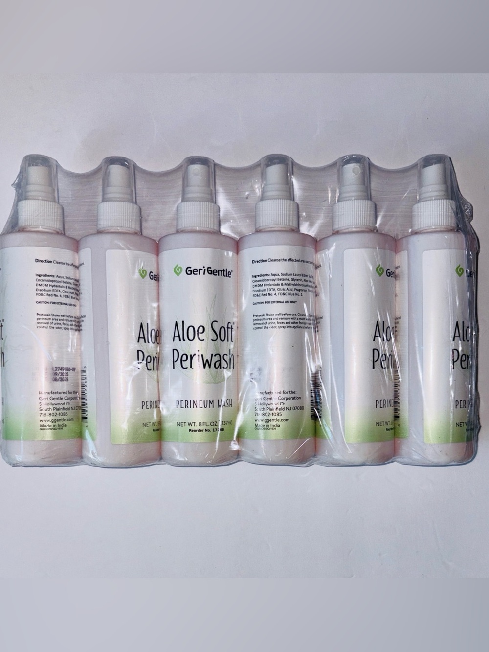 6 Aloe Soft Periwash Spray – White (8 fl oz)